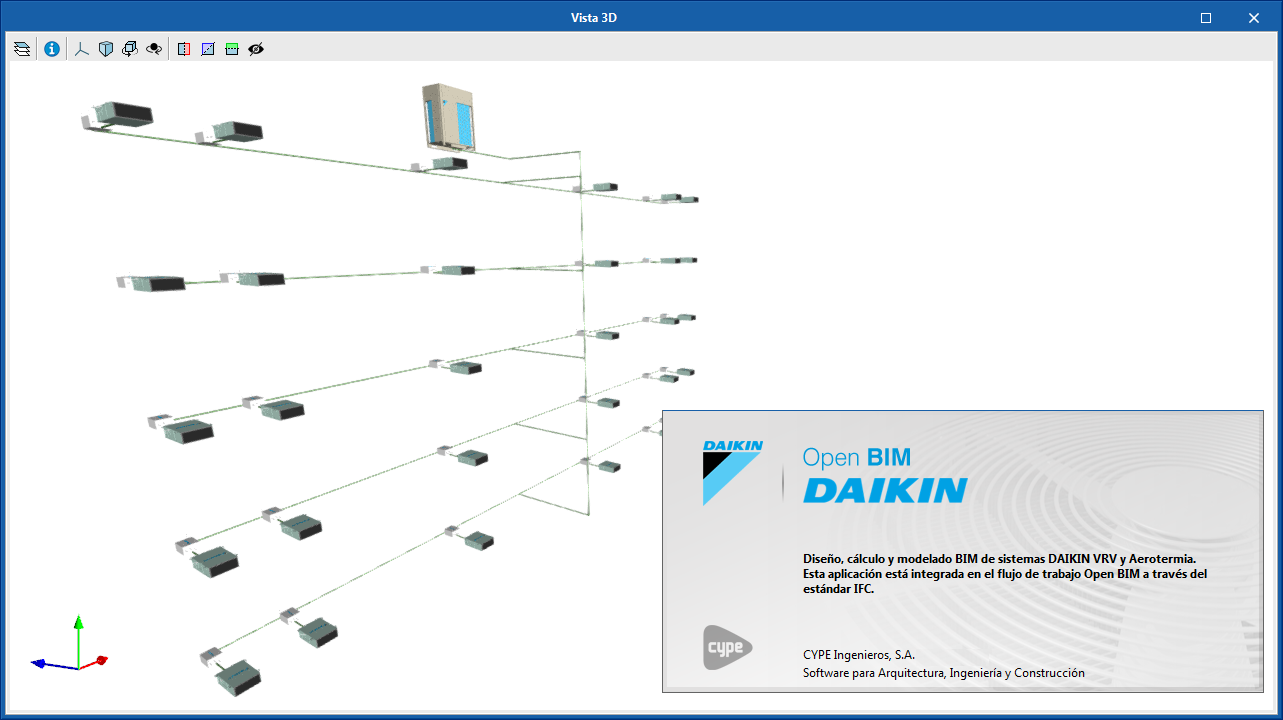 Open BIM DAIKIN. Diseño y cálculo de sistemas de climatización de DAIKIN